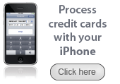 Process credit cards with your iPhone